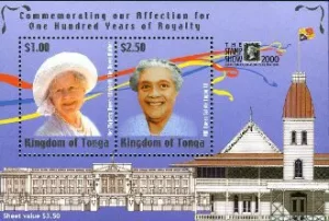Tonga – The London Stamp Show 2000- Souvenir Sheet – Scott #1033