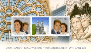 Cook Islands – Royal Wedding – Souvenir Sheet of 3 – Mint