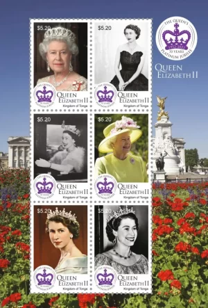 Tonga – 2022 – Platinum Jubilee – M/S