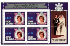 Cook Islands – Scott #682ab/MS