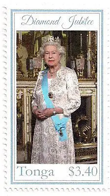 Tonga – Diamond Jubilee of Queen Elizabeth II – Set of 1 – Mint
